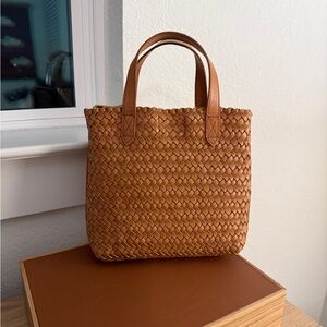 Madewell Tan Woven Tote Bag